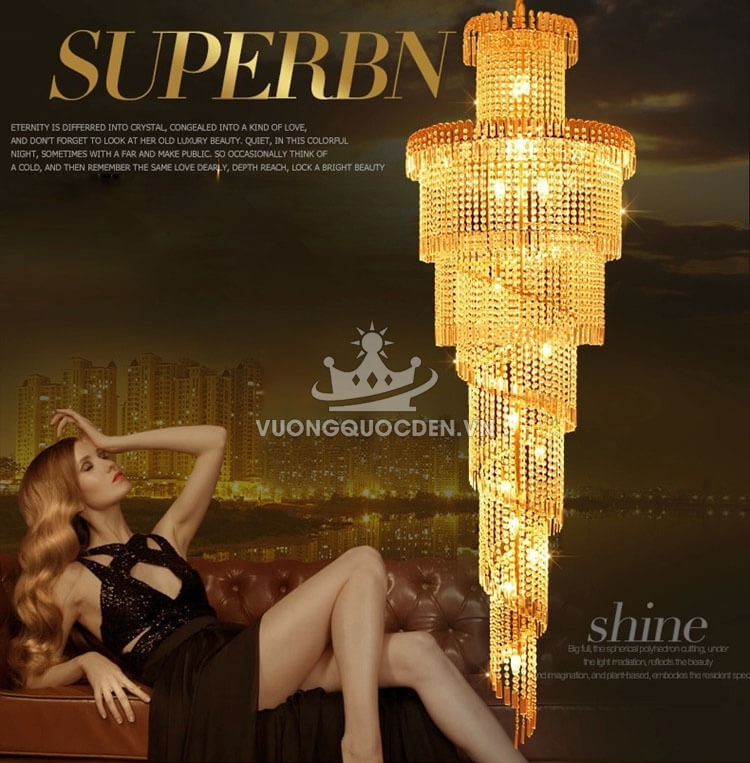 Đèn chùm thông tầng kiểu dáng thời thượng CM183-3